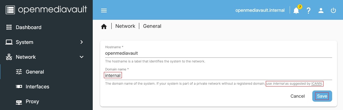 Sieć OMV przy zdalnym panelu przez VPN